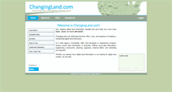 Desktop Screenshot of changingland.com